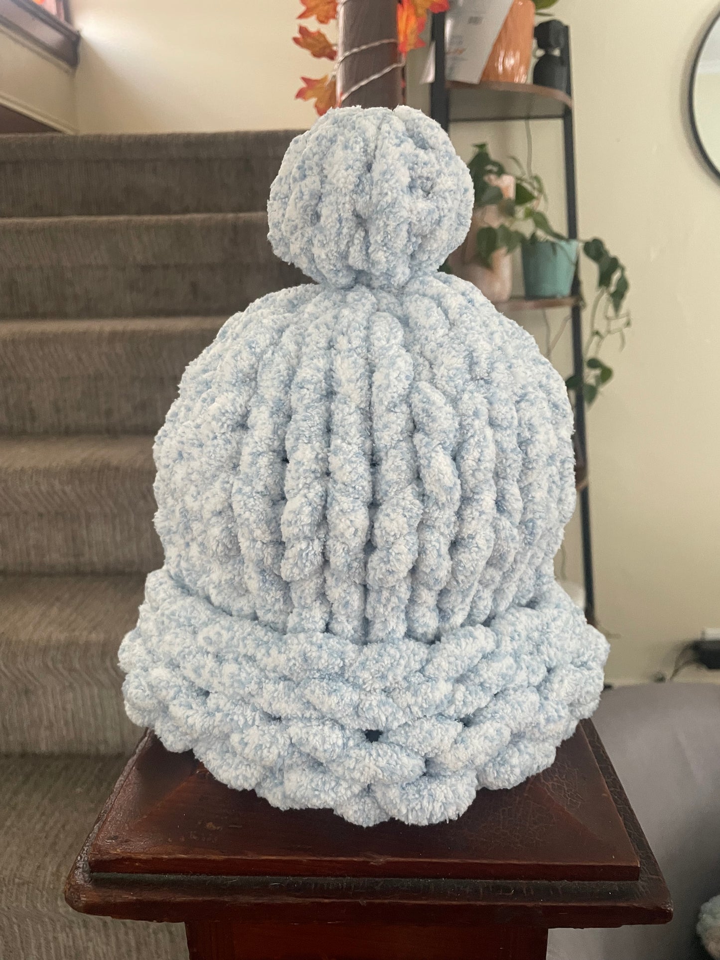 Chunky Knit Pom Pom Hat