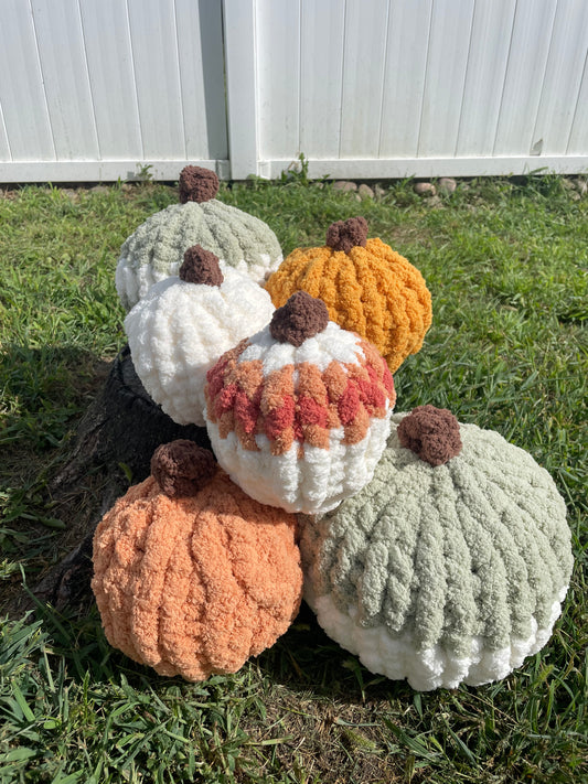 Chunky Knit Pumpkins