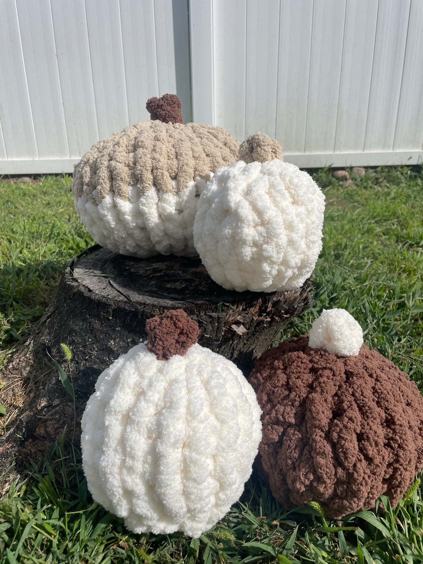 Chunky Knit Pumpkins
