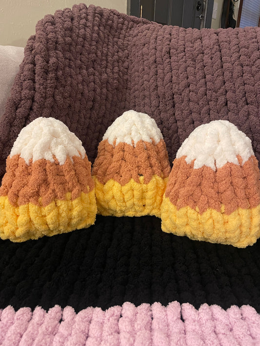 Chunky Knit Candy Corn