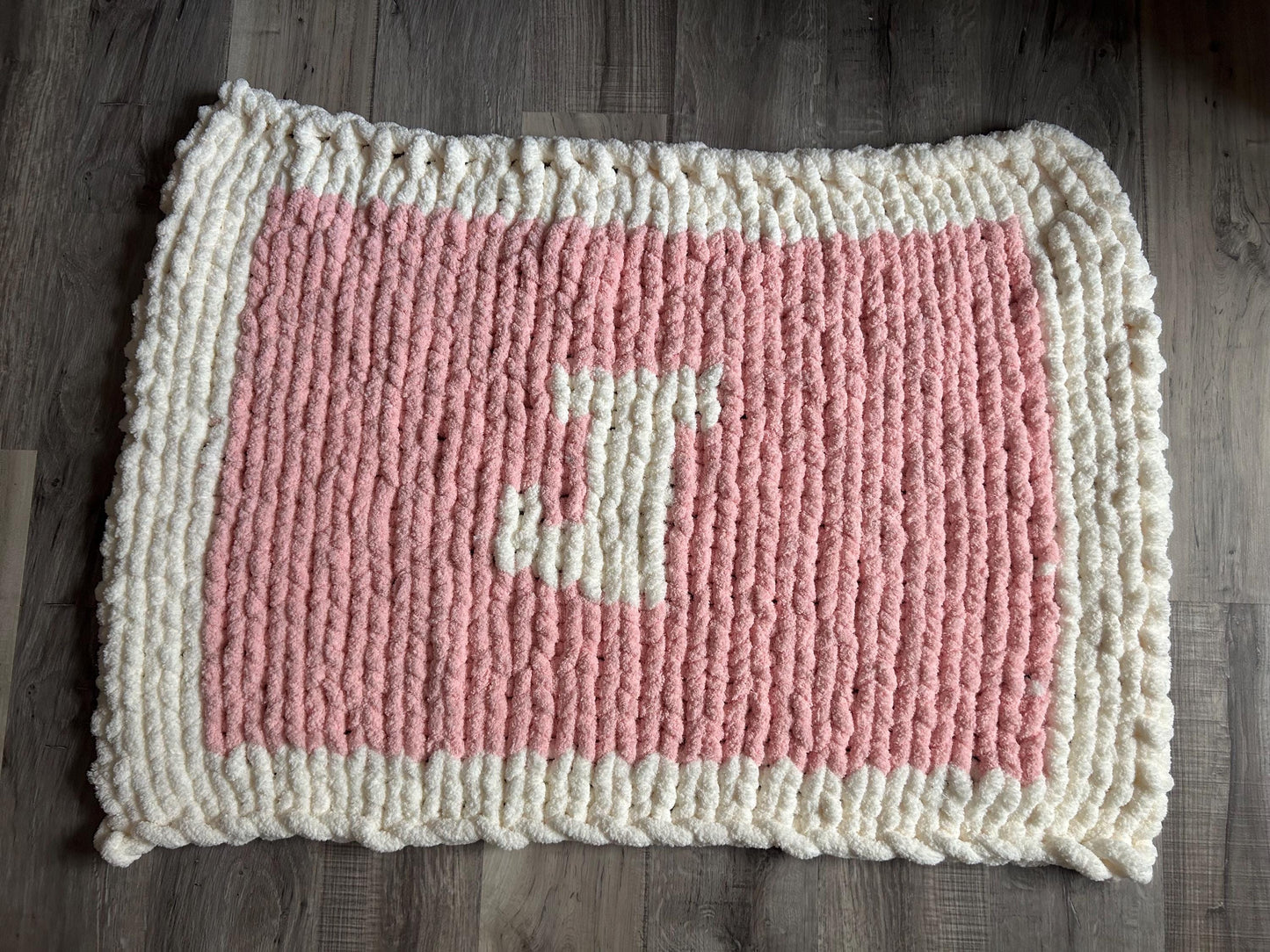 Customized Chunky Knit Blanket