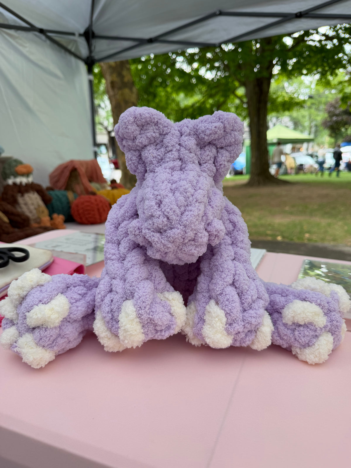 Chunky Knit Stuffed Animal