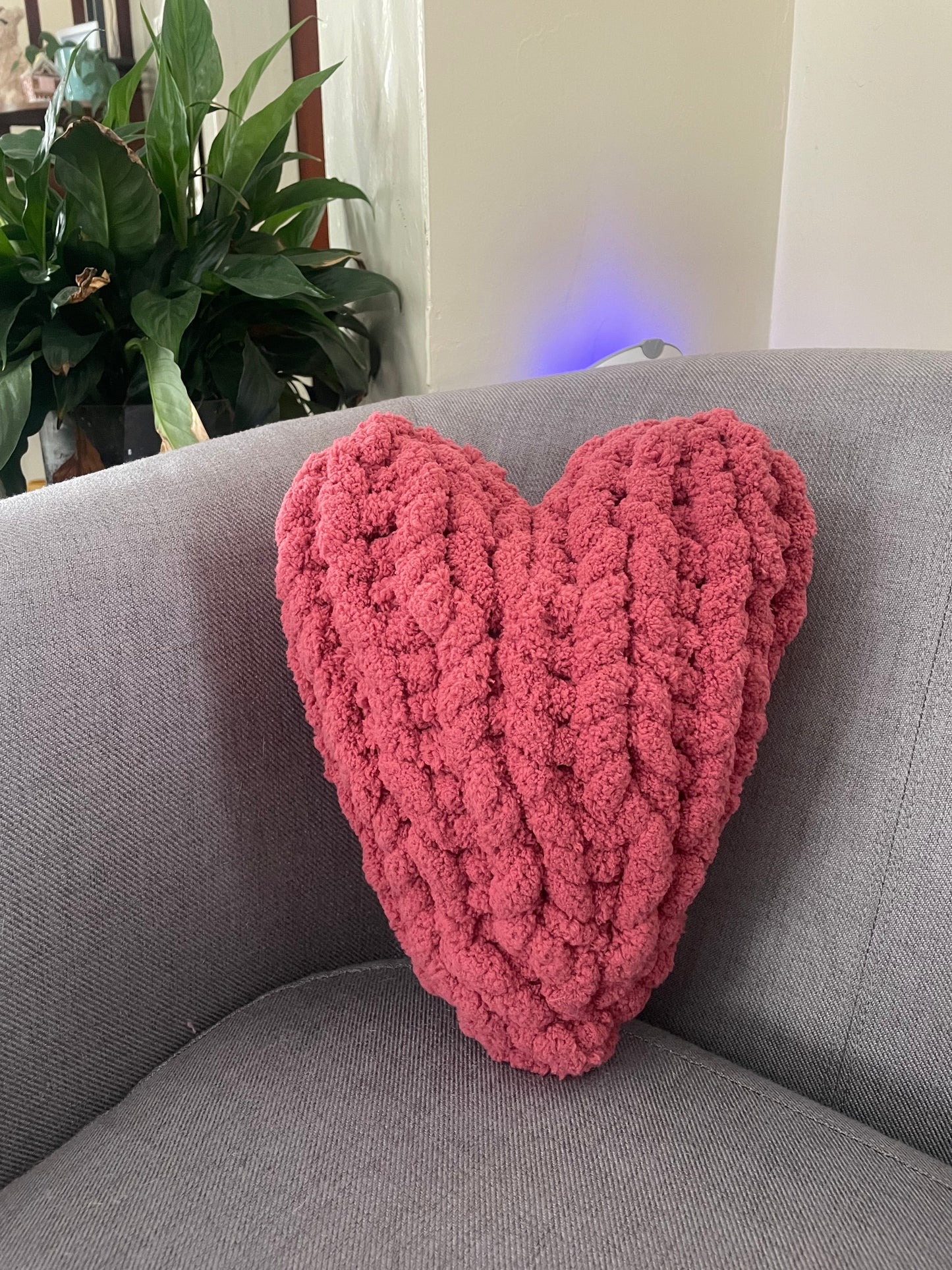 Chunky Heart Pillows