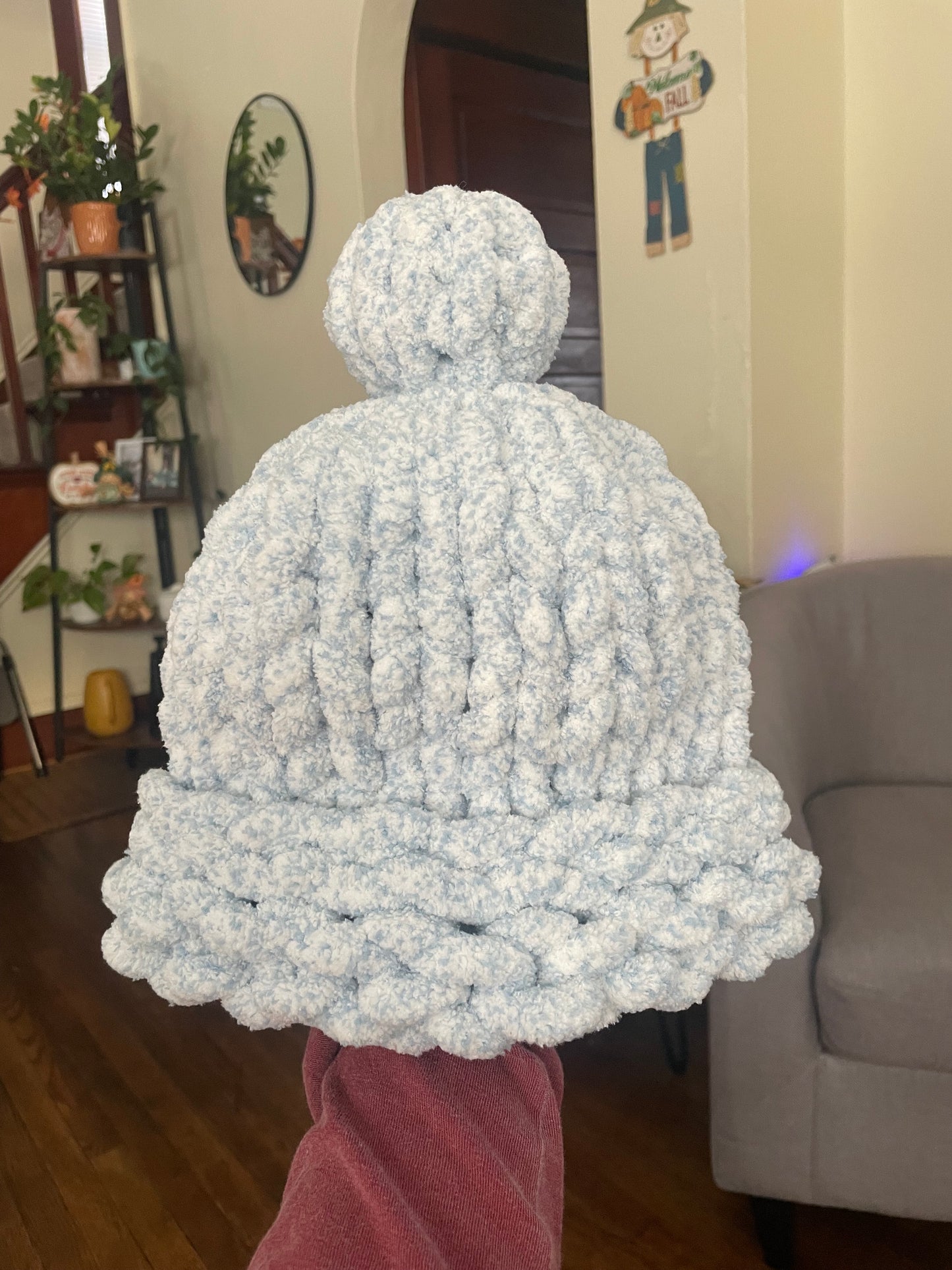 Chunky Knit Pom Pom Hat