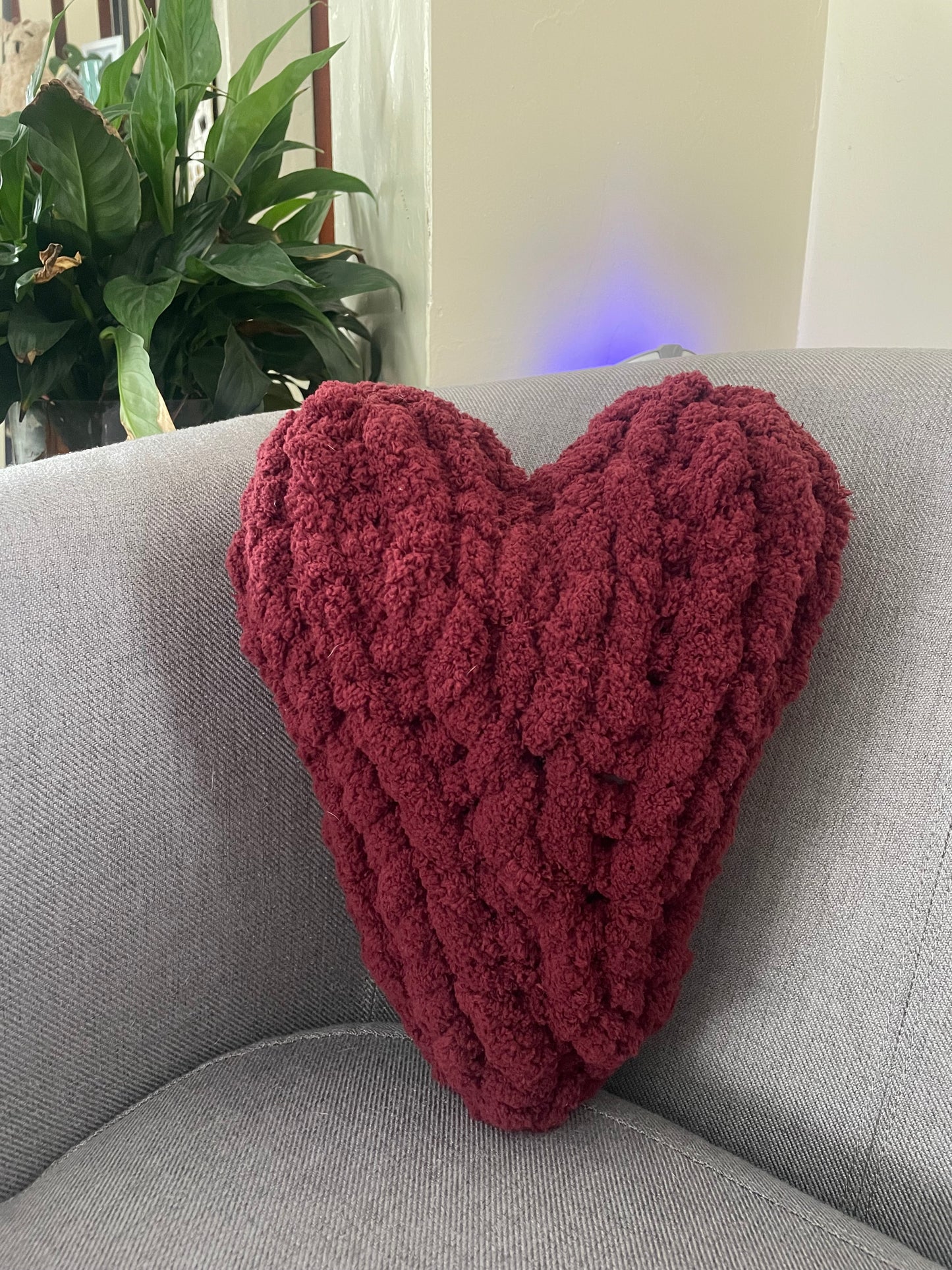 Chunky Heart Pillows