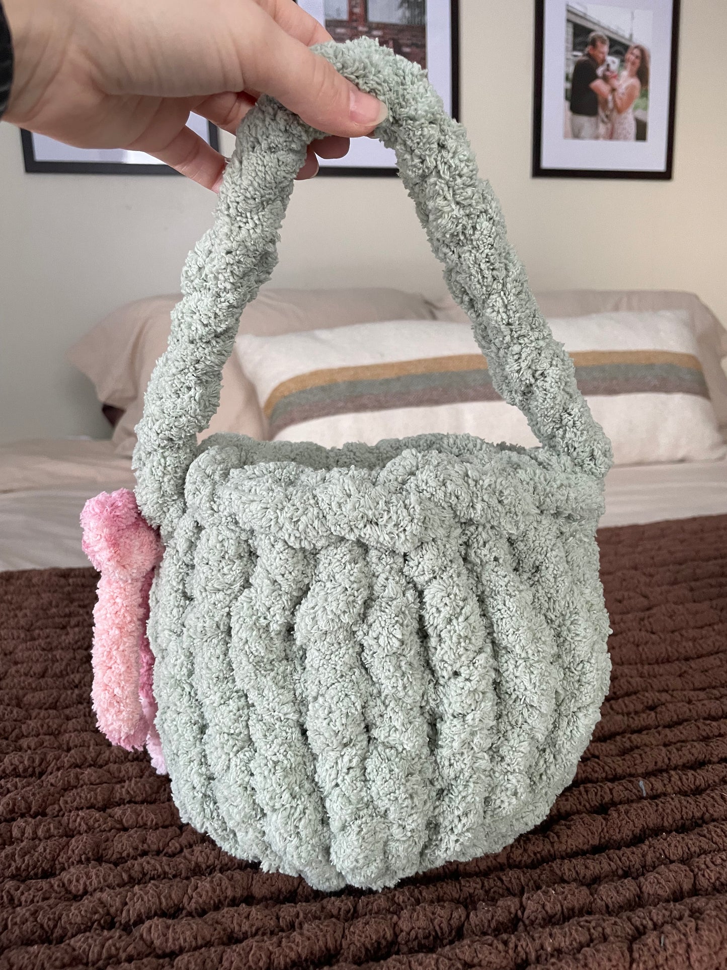 Chunky Knit Peep-Inspired Bunnies