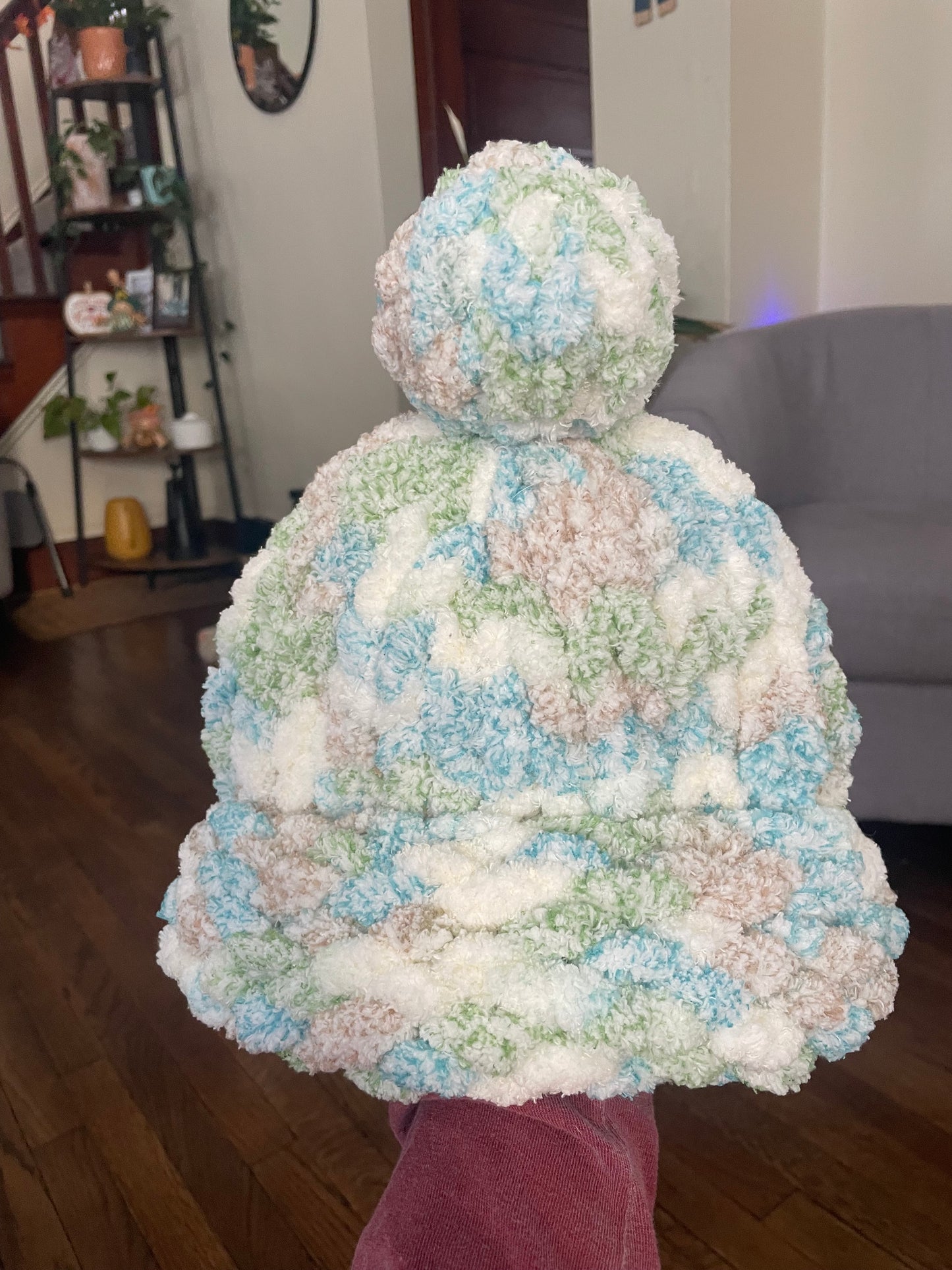 Chunky Knit Pom Pom Hat