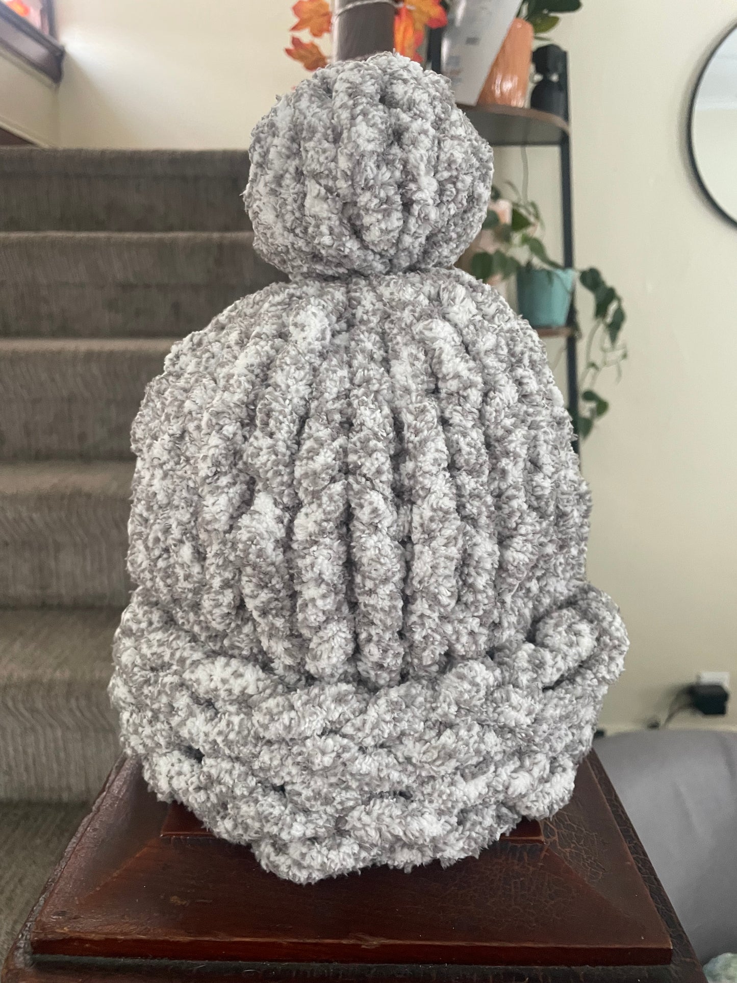 Chunky Knit Pom Pom Hat