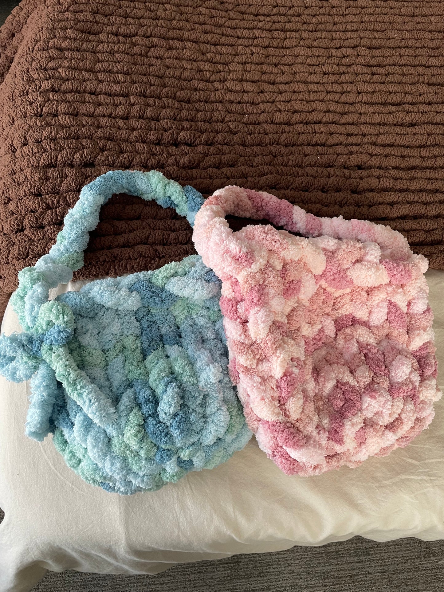 Chunky Knit Peep-Inspired Bunnies