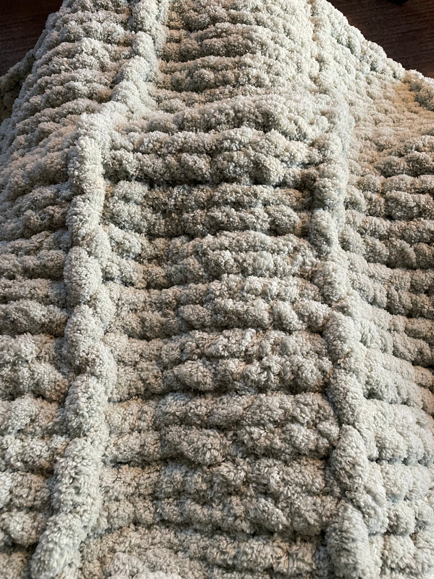 Waffle Weave Chunky Knit Blanket