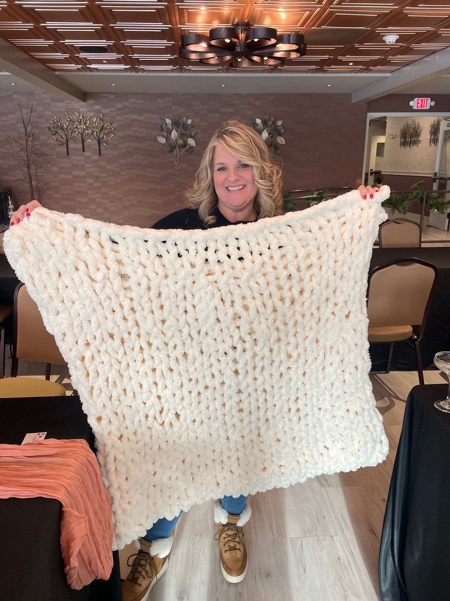 Chunky Knit Blanket Class- Factory by Beer Tree