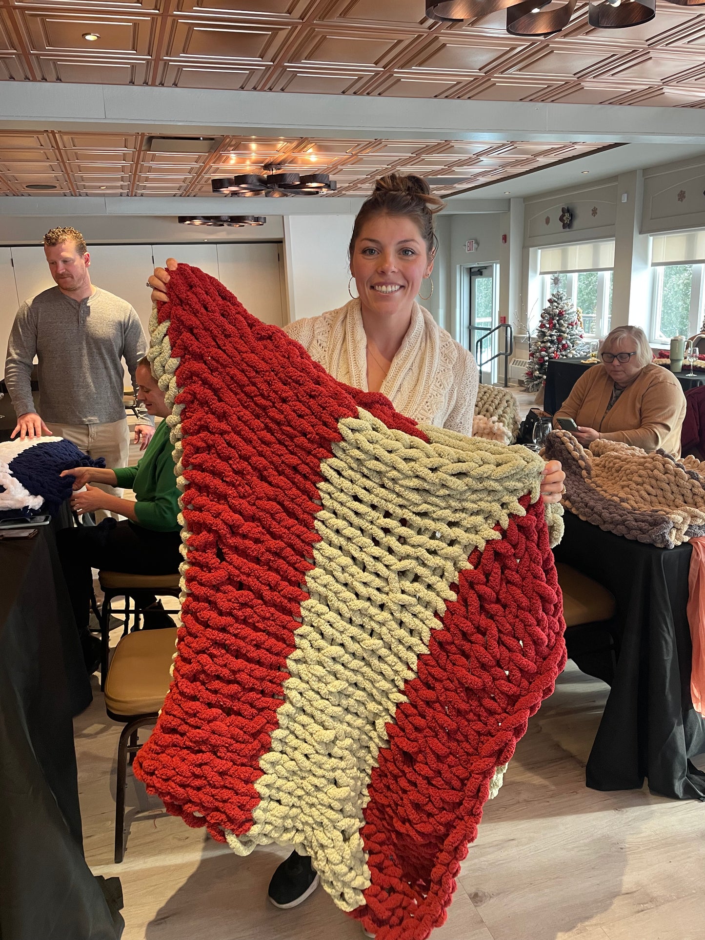 Chunky Knit Blanket Class- Factory by Beer Tree