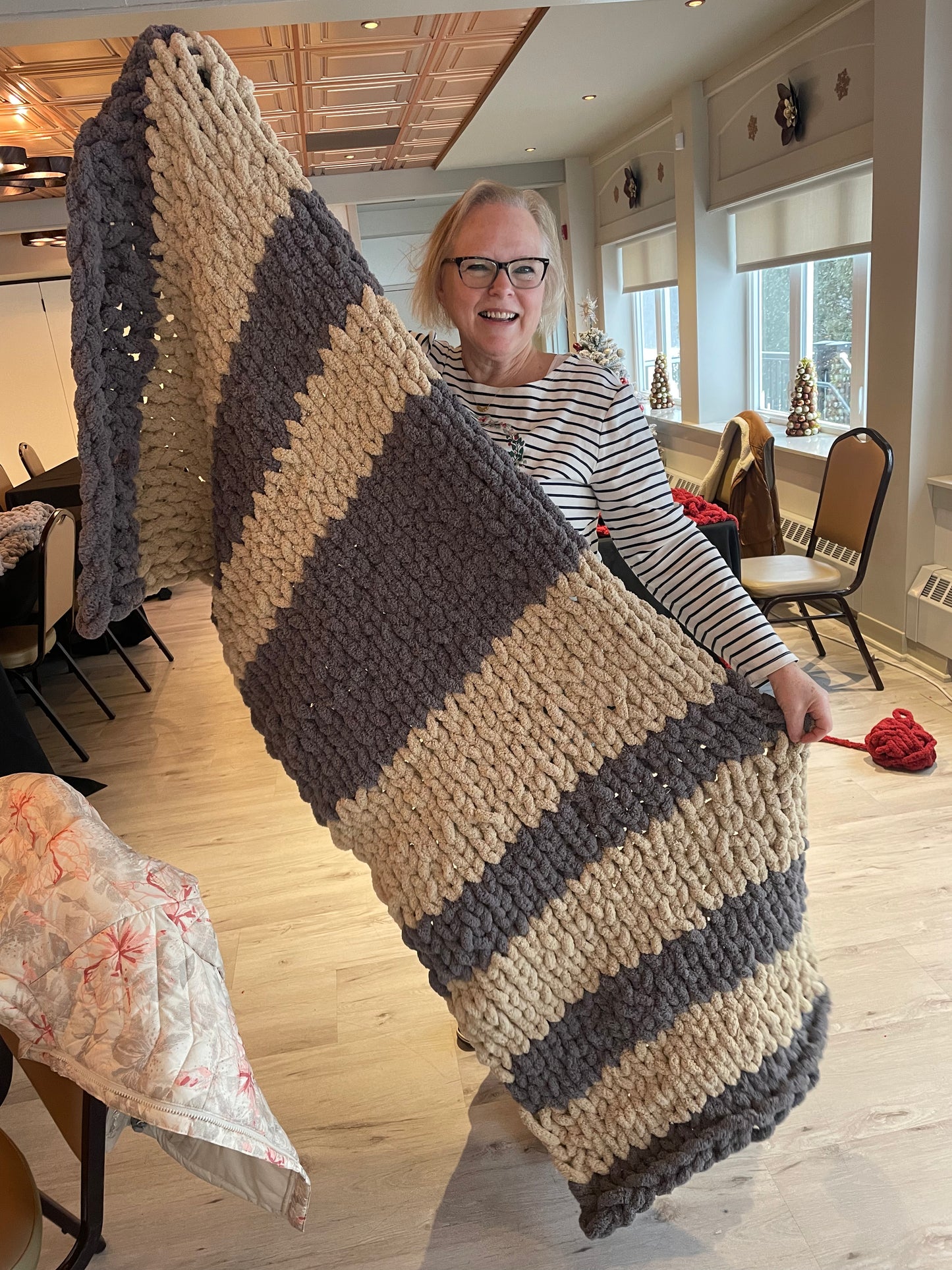 Chunky Knit Blanket Class- Factory by Beer Tree