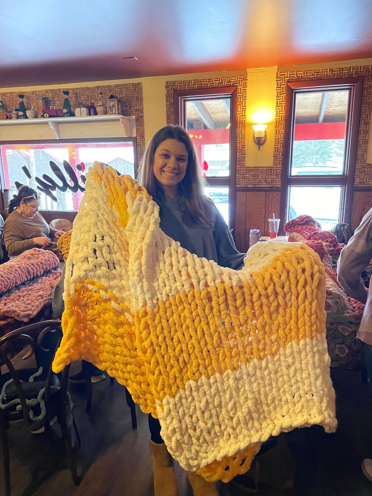 Chunky Knit Blanket Class- Factory by Beer Tree