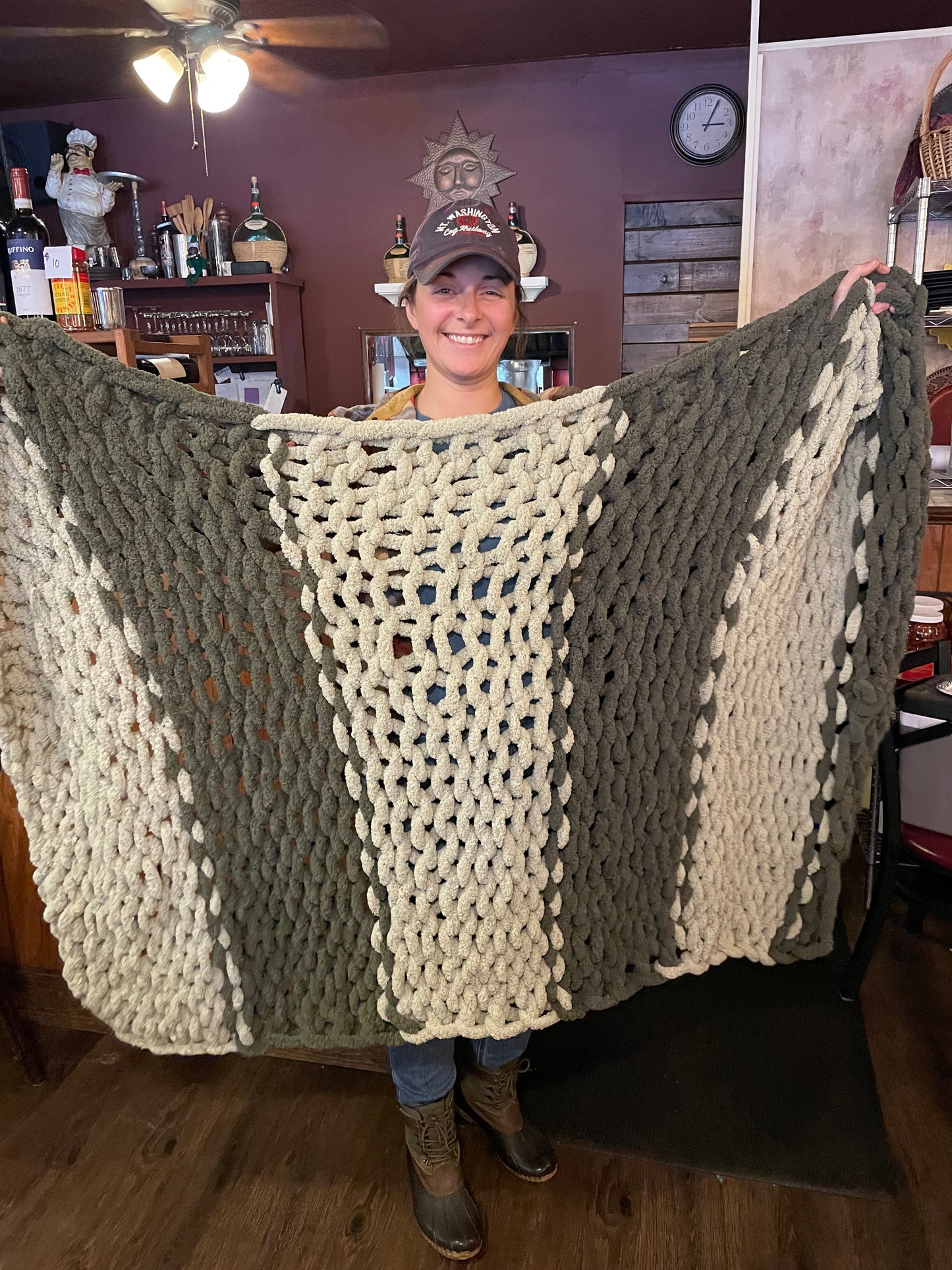 Chunky Knit Blanket Class- Factory by Beer Tree
