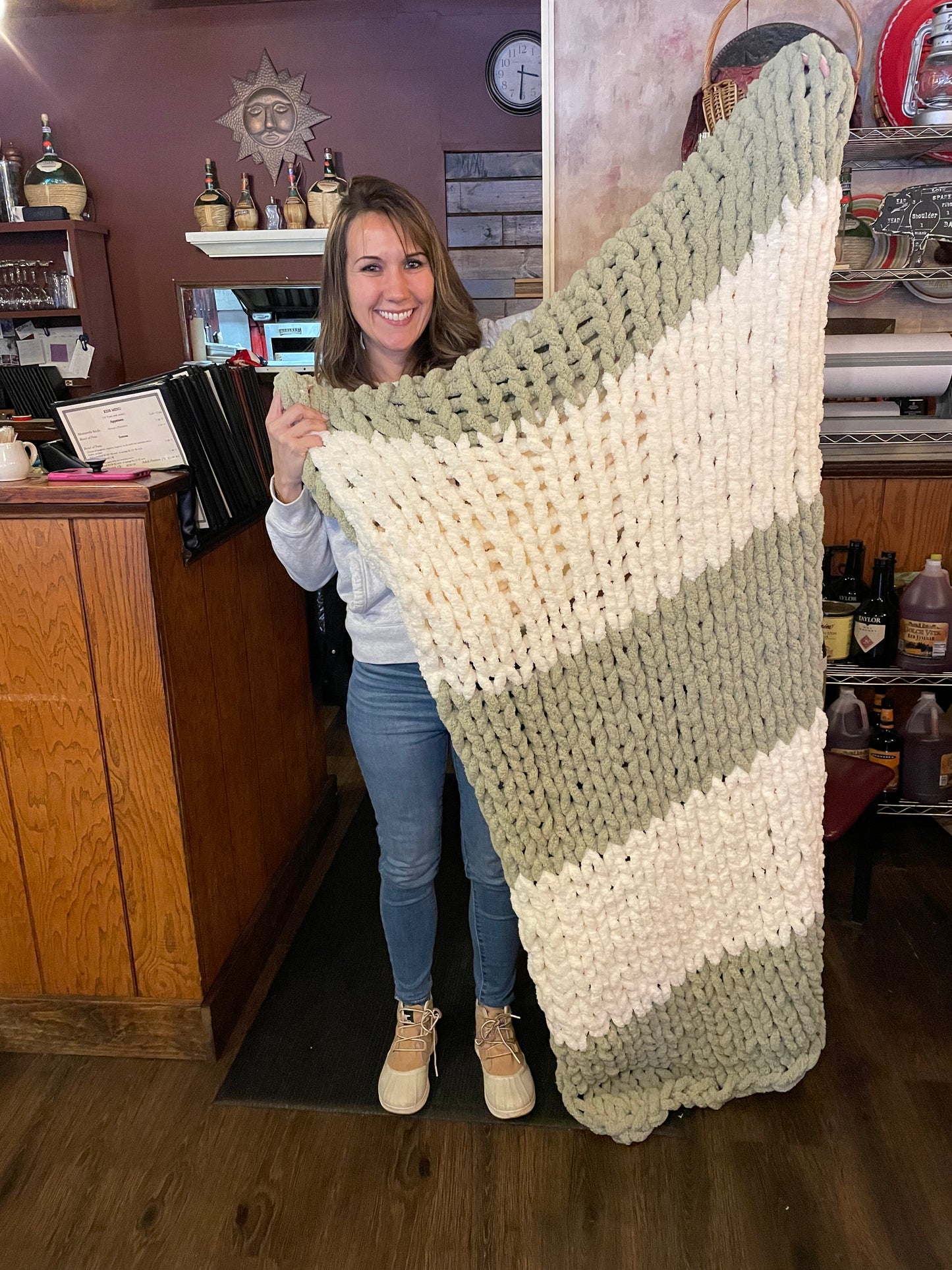Chunky Knit Blanket Class- Factory by Beer Tree