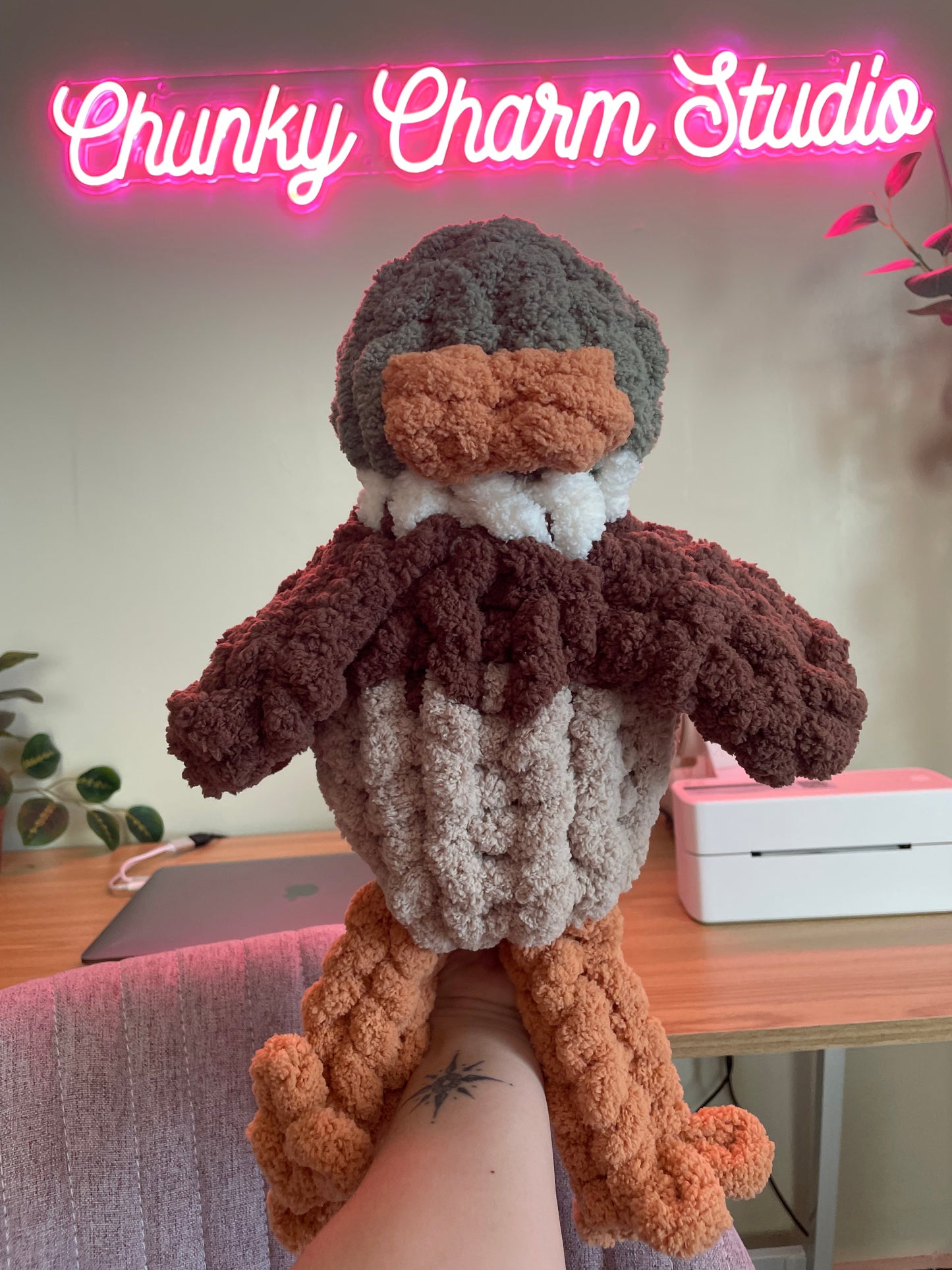 Chunky Knit Stuffed Animal