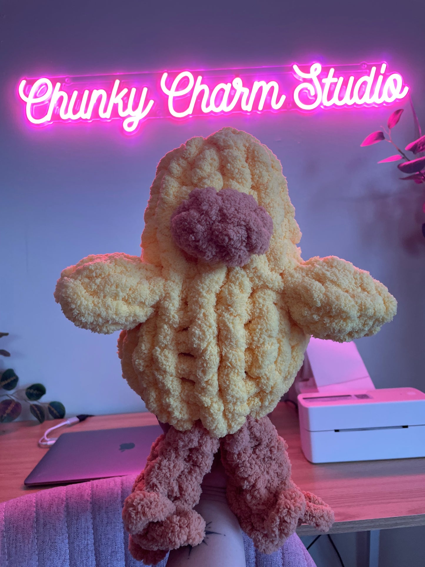 Chunky Knit Stuffed Animal