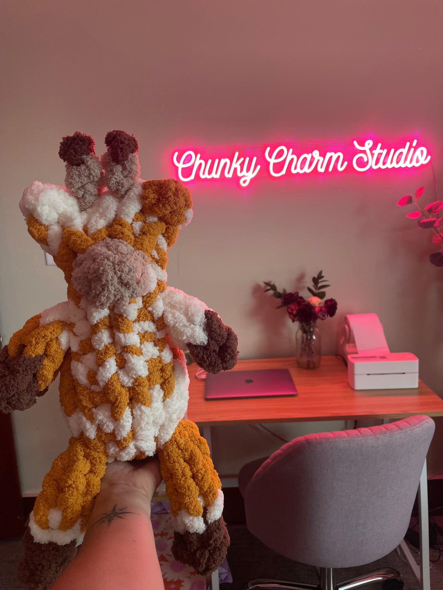 Chunky Knit Stuffed Animal