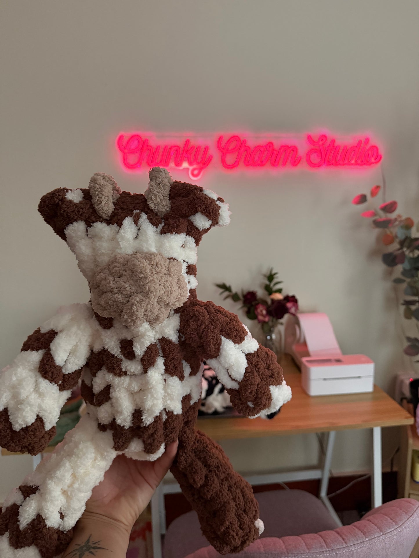 Chunky Knit Stuffed Animal