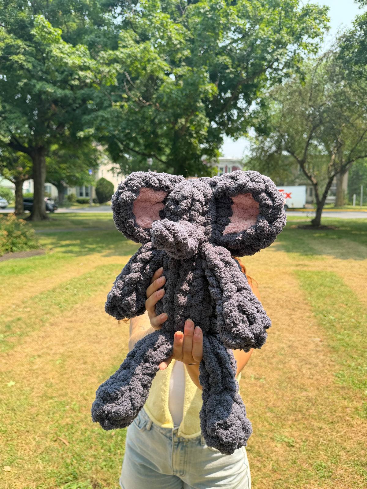 Chunky Knit Stuffed Animal