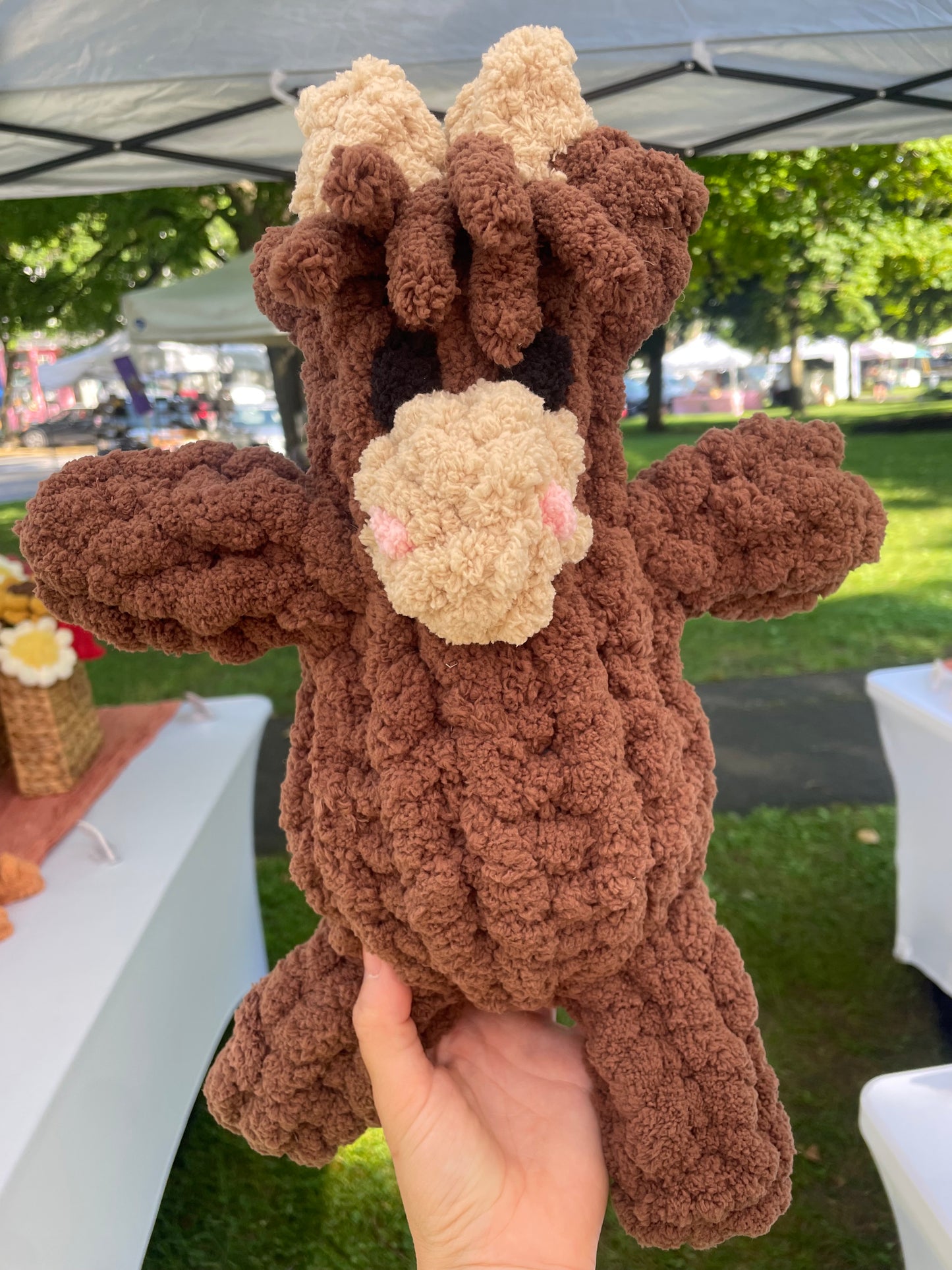 Chunky Knit Stuffed Animal