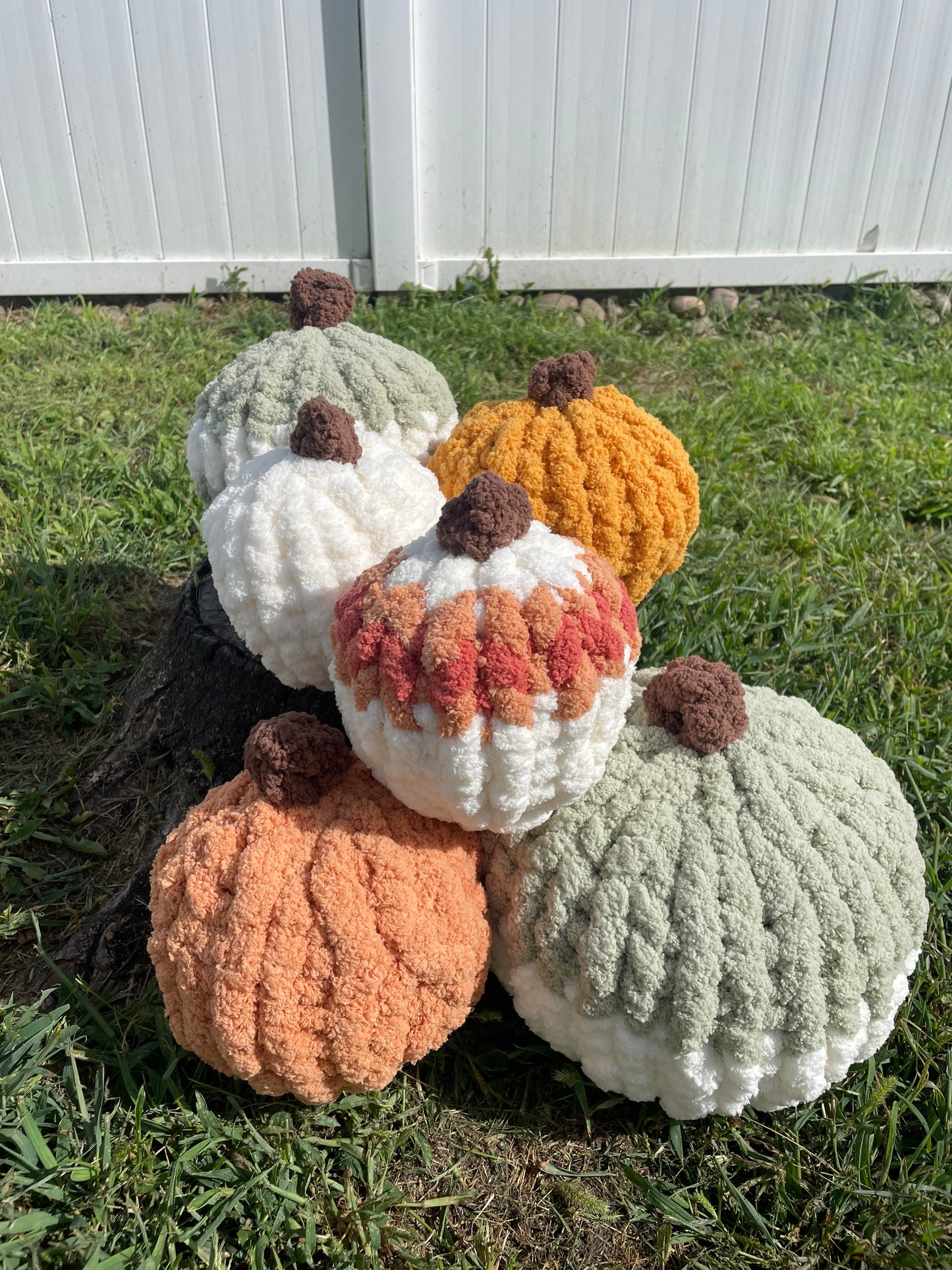 Chunky Knit Pumpkins