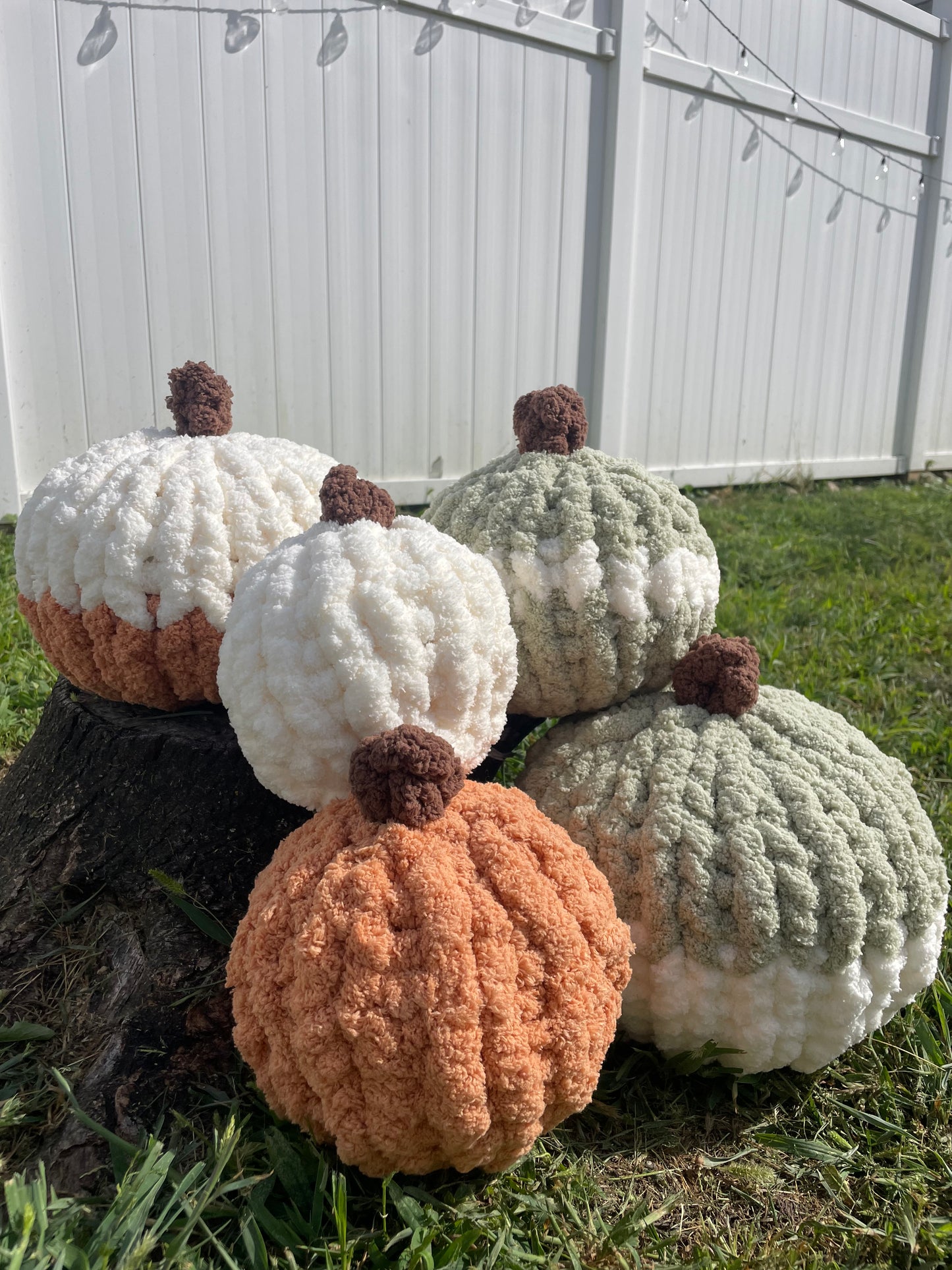 Chunky Knit Pumpkins