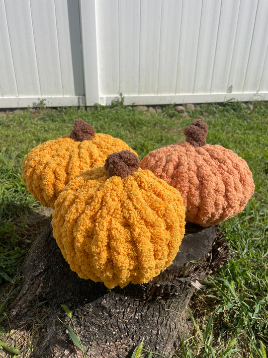 Chunky Knit Pumpkins