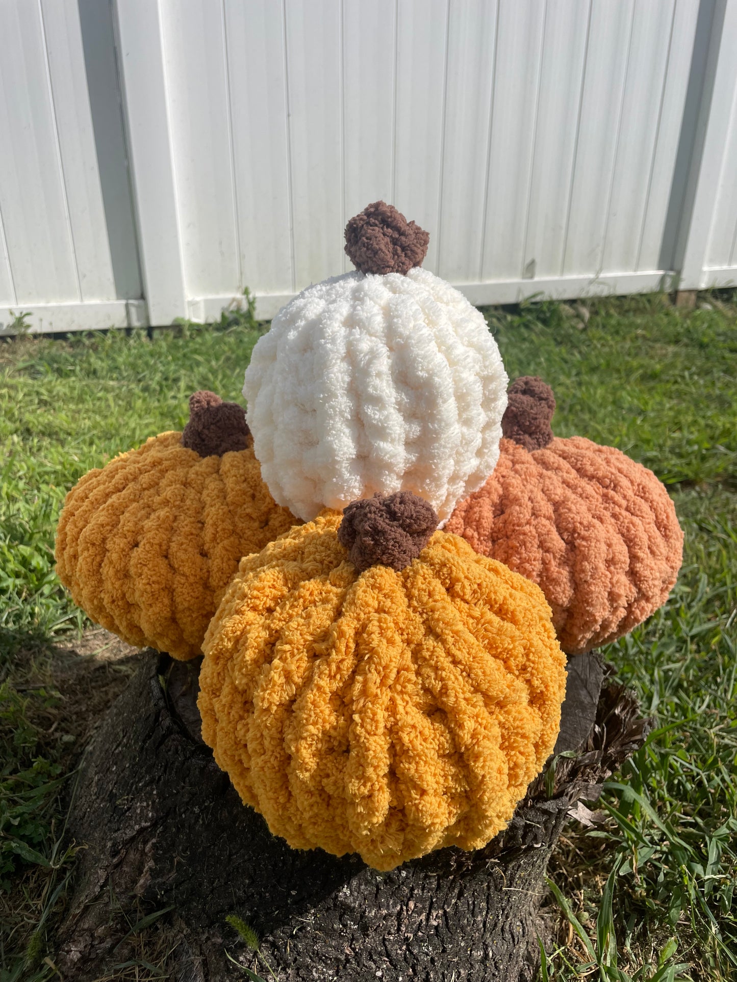 Chunky Knit Pumpkins