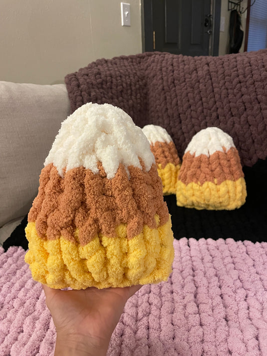 Chunky Knit Candy Corn